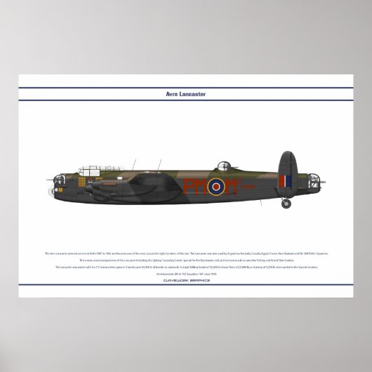 Lancaster BIII 103 Squadron Poster (Vorne)
