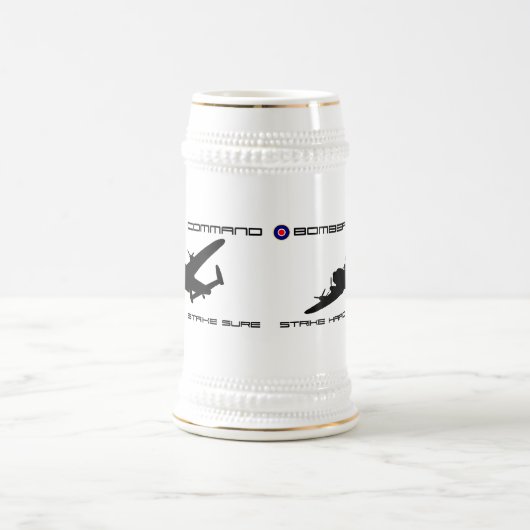 Lancaster-Bomber - Bomber-Befehl Bierglas (Mittel)