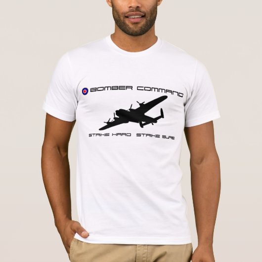 Lancaster-Bomber - Bomber-Befehl T-Shirt (Vorderseite)