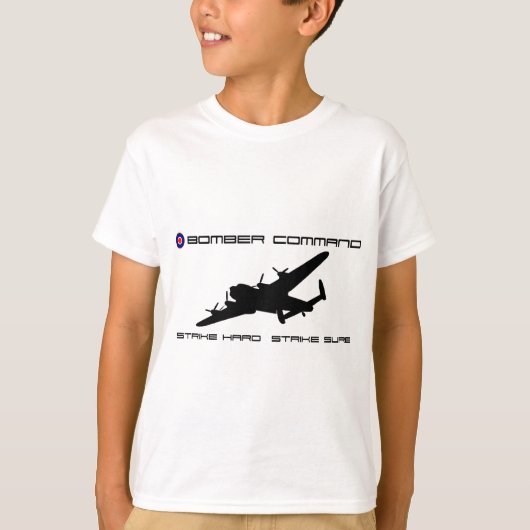 Lancaster-Bomber - Bomber-Befehl T-Shirt (Vorderseite)