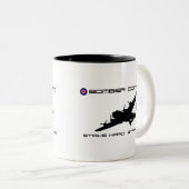 Lancaster-Bomber - Bomber-Befehl Zweifarbige Tasse (VorderseiteRechts)
