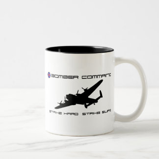 Lancaster-Bomber - Bomber-Befehl Zweifarbige Tasse