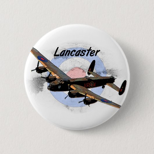 Lancaster-Bomber Button (Vorderseite)