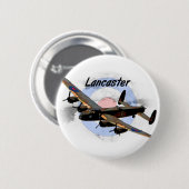 Lancaster-Bomber Button (Vorne & Hinten)