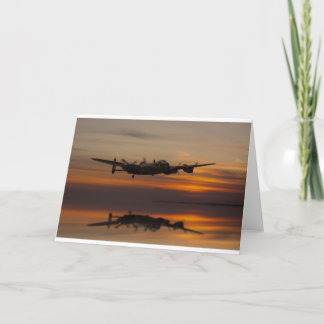 Lancaster Bomber der Zuhause Dehnstrecke Karte