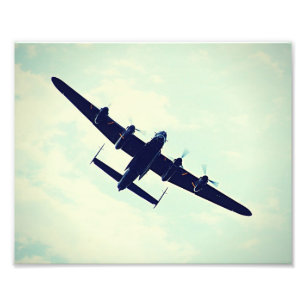 Lancaster-Bomber im Flug Fotodruck