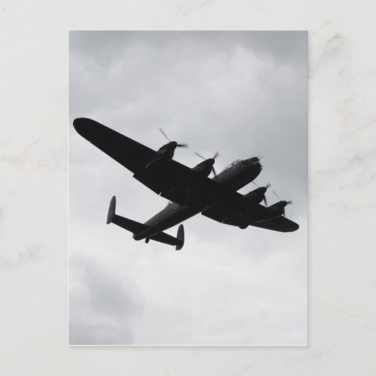Lancaster Bomber Landing Postkarte (Vorderseite)