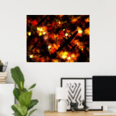 Lancaster Bomber Night Raid Poster (Heimbüro)