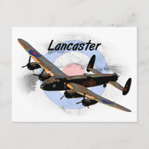 Lancaster Bomber Postkarte