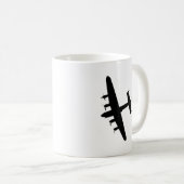 Lancaster-Bomber RAF Kaffeetasse (VorderseiteRechts)