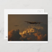 Lancaster Bomber STORM Postkarte (Vorne/Hinten)