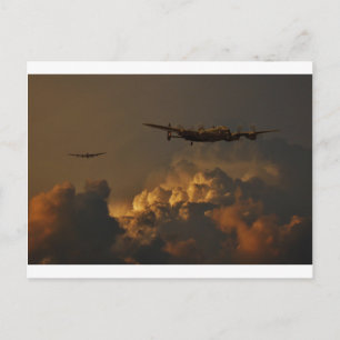 Lancaster Bomber STORM Postkarte