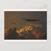 Lancaster Bomber STORM Postkarte (Vorderseite)