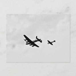 Lancaster Bomber-und Spitfire-Postkarten Postkarte