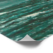 Lancaster Bombers über Meer Poster (Ecke)