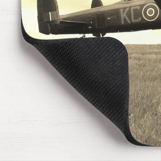 Lancaster-Bombersepia-Ton Mousepad (Ecke)