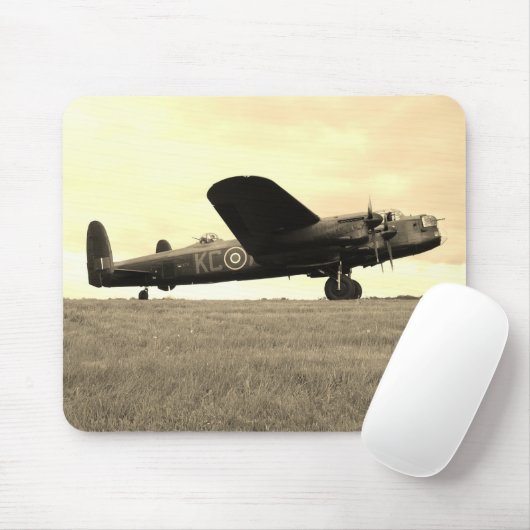 Lancaster-Bombersepia-Ton Mousepad (Mit Mouse)