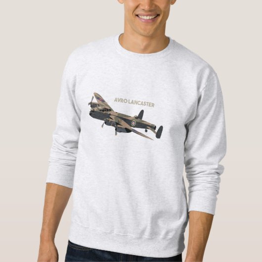 Lancaster British WW2 Flugzeug Sweatshirt (Vorderseite)