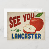 Lancaster California Apple - Vintage Travel Postkarte (Vorne/Hinten)
