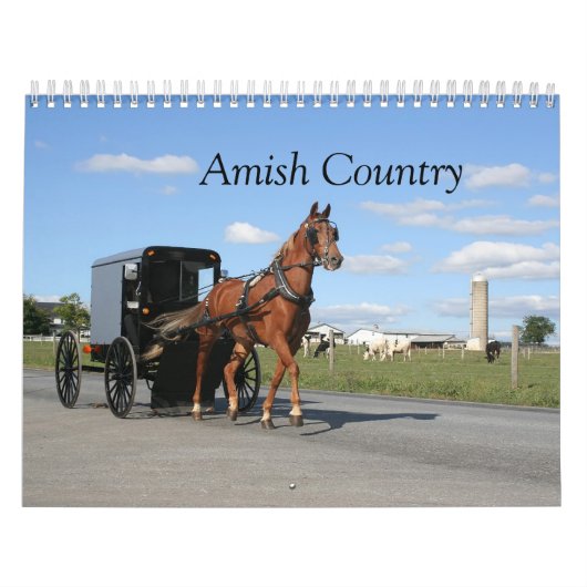 Lancaster County Amische Kalender (Titelbild)