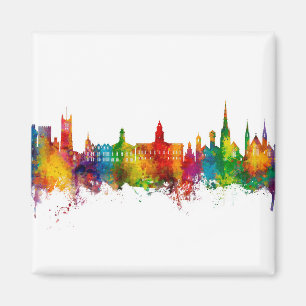 Lancaster England Skyline Magnet