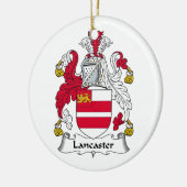 Lancaster-Familienwappen Keramikornament (Links)