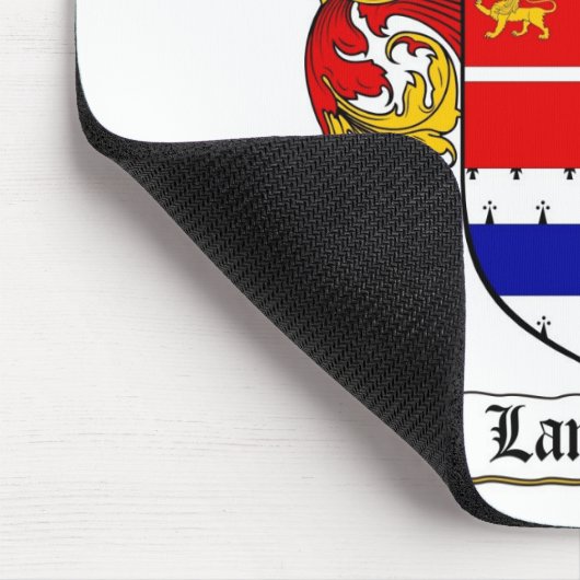 LANCASTER-FAMILIENWAPPEN - LANCASTER-WAPPEN MOUSEPAD (Ecke)