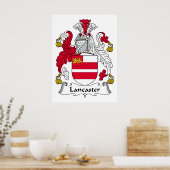 Lancaster Familienwappen Poster (Küche)