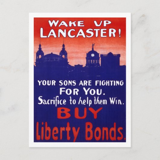 Lancaster geweckt postkarte (Vorderseite)