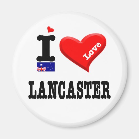 LANCASTER - I Liebe Magnet (Vorne)