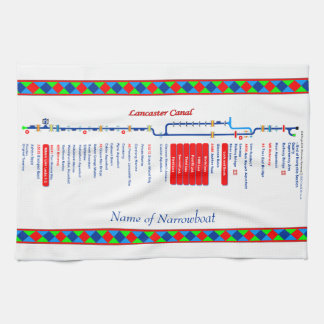 Lancaster-Kanal-BRITISCHES Geschirrtuch