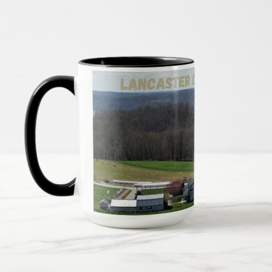 Lancaster Landkreis Amish Farm Tasse (Links)