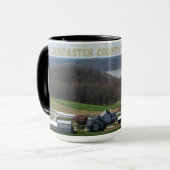 Lancaster Landkreis Amish Farm Tasse (Vorderseite Links)