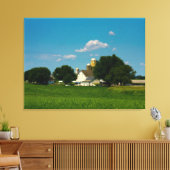 Lancaster Landkreis Farm Leinwanddruck (Insitu (Wohnzimmer))