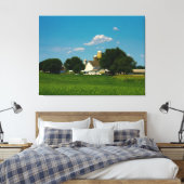 Lancaster Landkreis Farm Leinwanddruck (Insitu (Schlafzimmer))