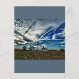 Lancaster Landkreis Farm Postkarte