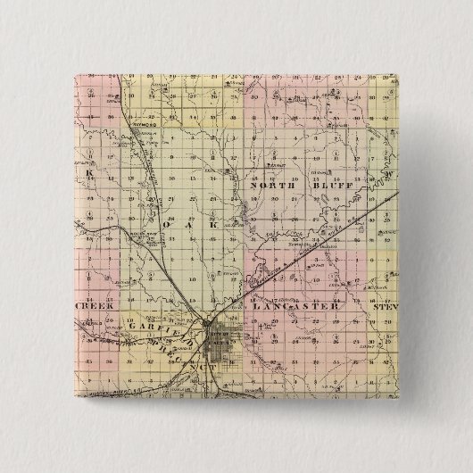 Lancaster Landkreis, Nebraska Button (Vorderseite)