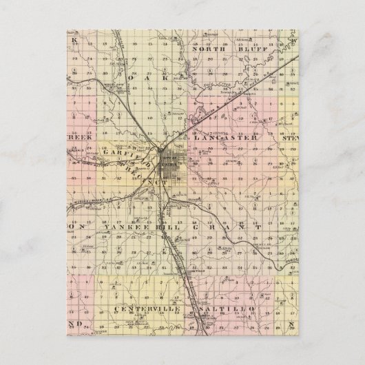 Lancaster Landkreis, Nebraska Postkarte (Vorderseite)