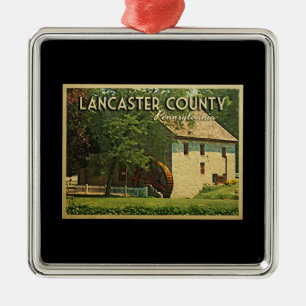 Lancaster Landkreis Pennsylvania Ornament Aus Metall