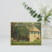 Lancaster Landkreis Pennsylvania Postkarte (Stehend Vorderseite)