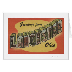 Lancaster, Ohio - große Buchstabe-Szenen