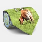 Lancaster PA - Familienbetrieb mit Kühen in Weide Krawatte (Gerollt)