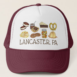 Lancaster, PA Pennsylvania Dutch Amish Foods Truckerkappe