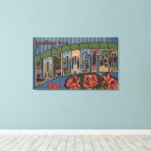 Lancaster, Pennsylvania - Große Buchstabenszenen Leinwanddruck (Insitu (Holzboden))