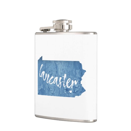 Lancaster Pennsylvania Holzkörner Flachmann (Links)