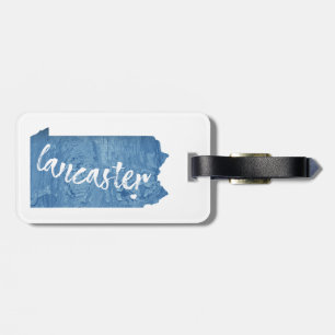 Lancaster Pennsylvania Holzkörner Gepäckanhänger