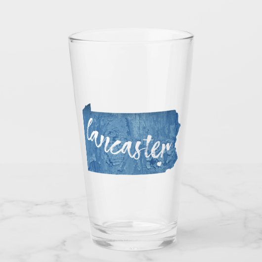 Lancaster Pennsylvania Holzkörner Glas (Vorderseite)