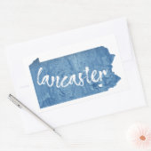 Lancaster Pennsylvania Holzkörner Rechteckiger Aufkleber (Umschlag)