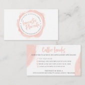 Lancaster-Plazenta-Visitenkarten Visitenkarte (Vorne/Hinten)