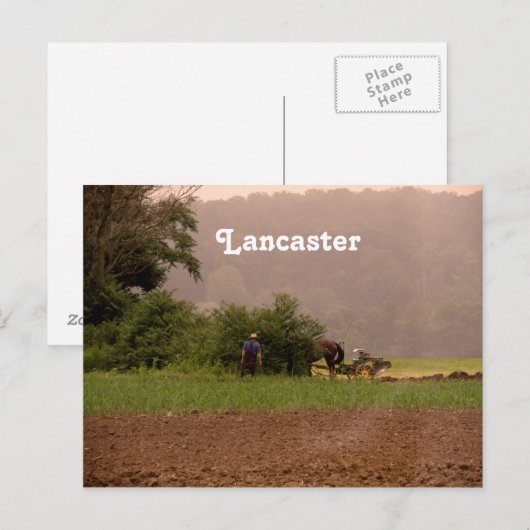 Lancaster Postkarte (Vorne/Hinten)